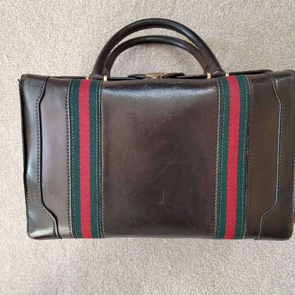 Fair Condition Vintage Gucci Train Case Vanity - Picture 2 of 8